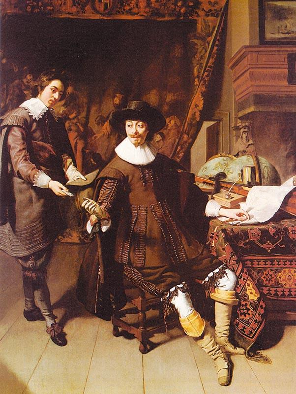 Constantijn Huygens and his Clerk, Thomas